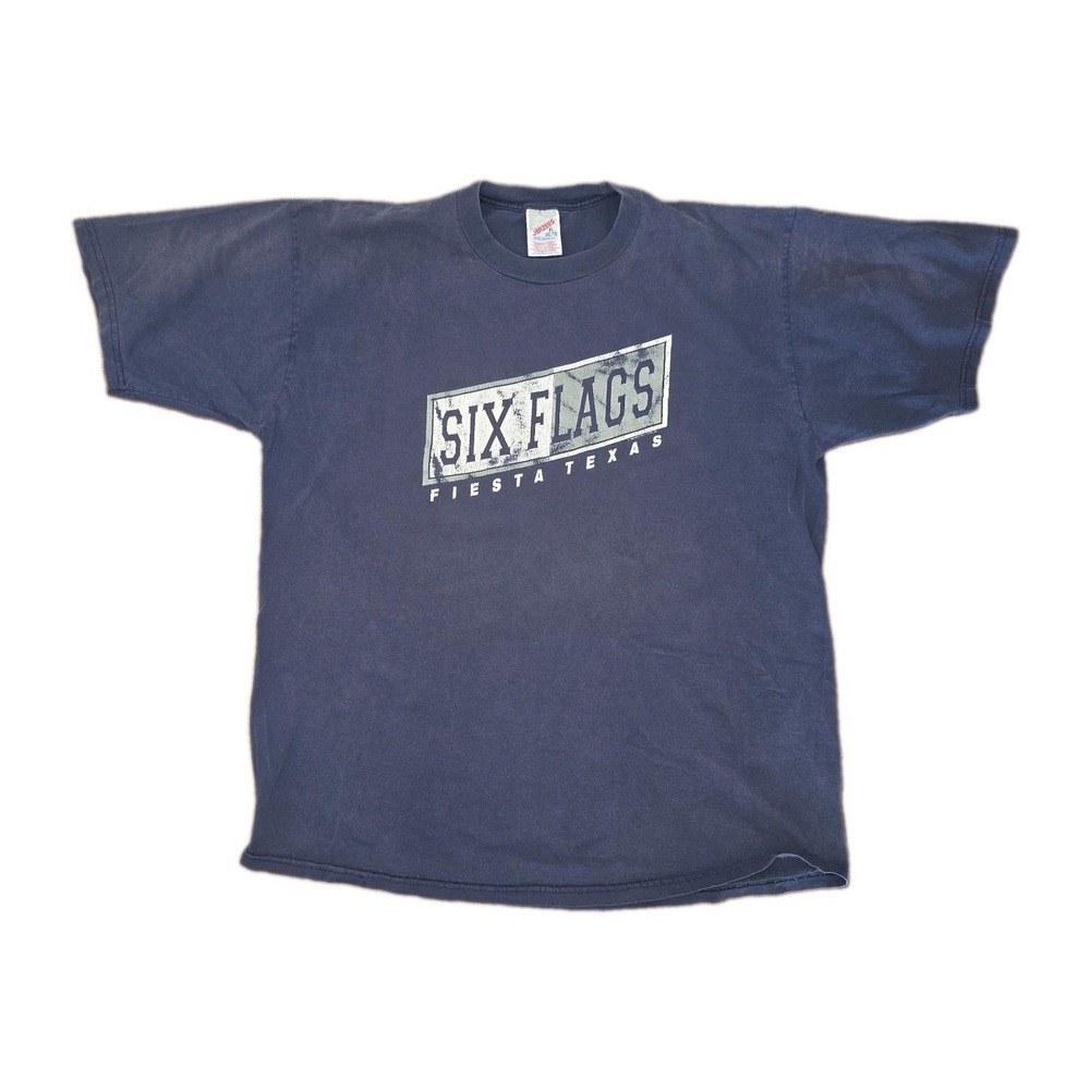 Six Flags Over Texas Fiesta Texas XL T-Shirt Official Park Merch Roller Coaster